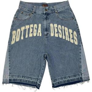 Bottega Veneta Blue Denim Shorts